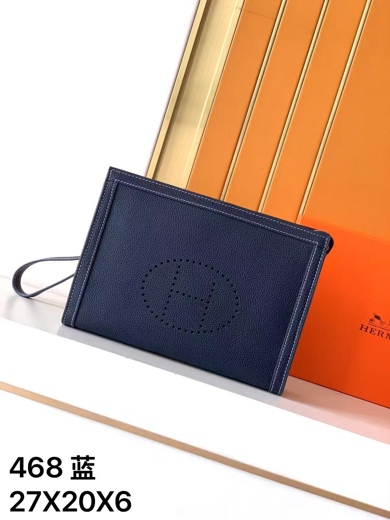 エルメス「Hermès」エルメス レザーハンドバッグ / クラッチバッグ 