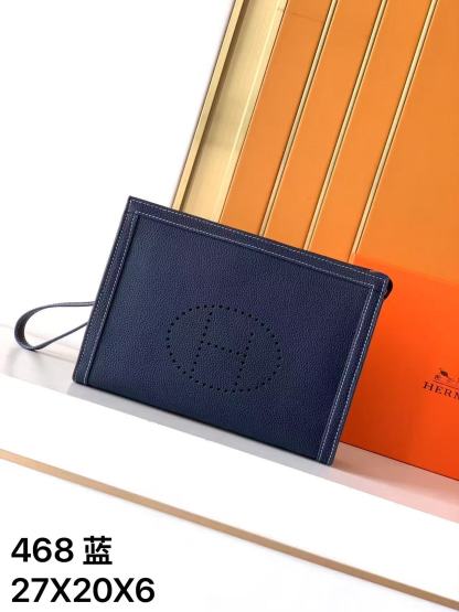 エルメス「Hermès」エルメス レザーハンドバッグ / クラッチバッグ 
