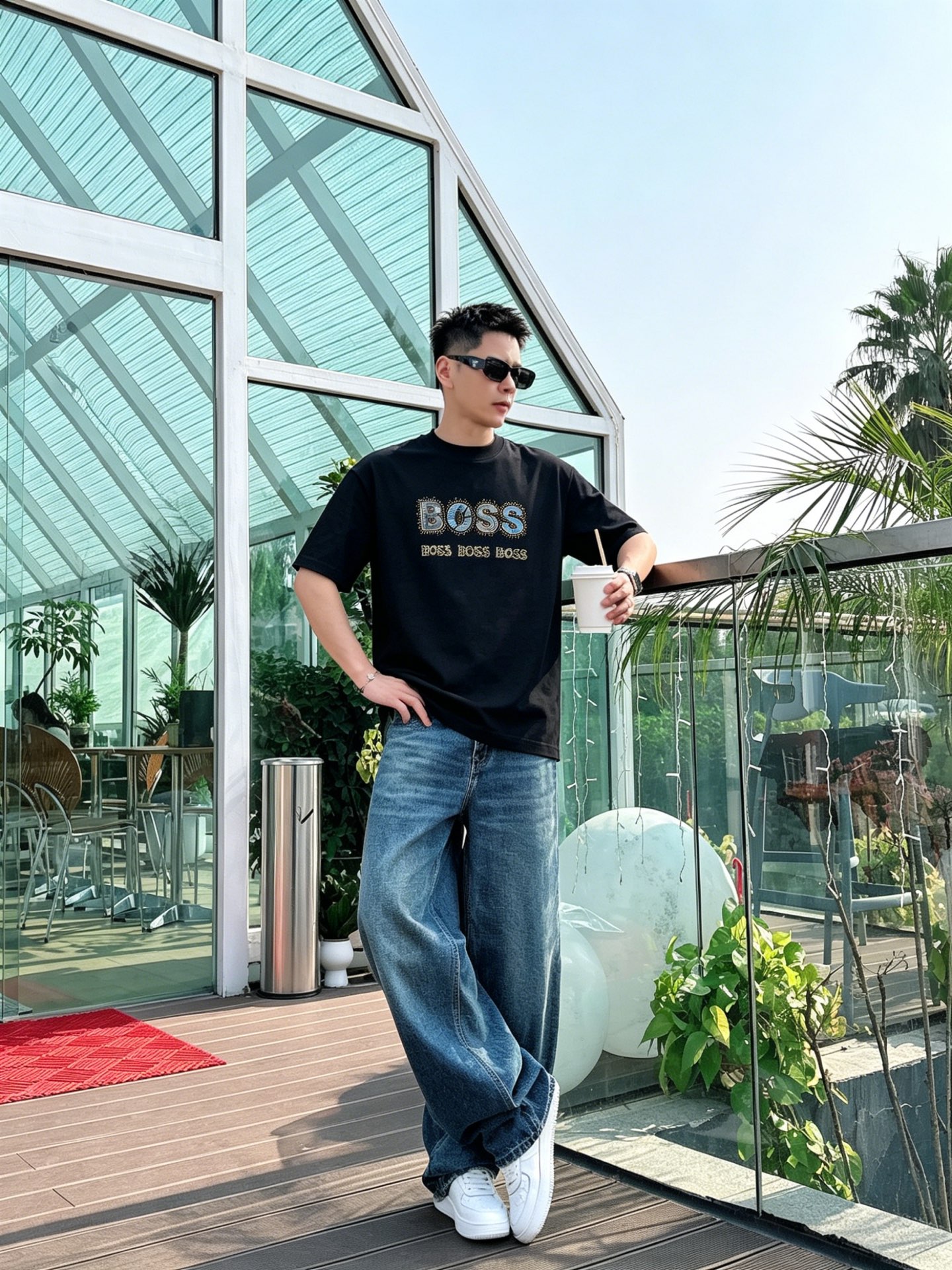 BOSS-ボス Tシャツ / ショートスリーブ クルーネック