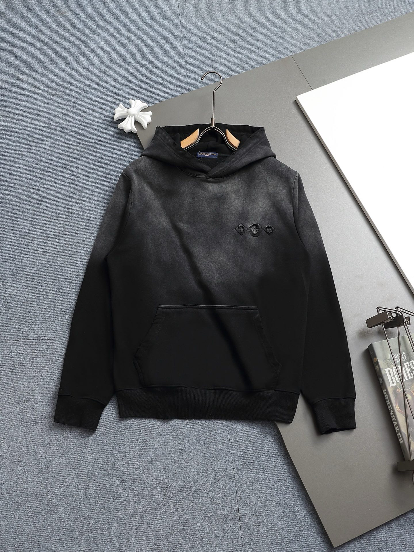 ルイ・ヴィトン「Louis Vuitton」フード付きコットンパーカー(ユニセックス)