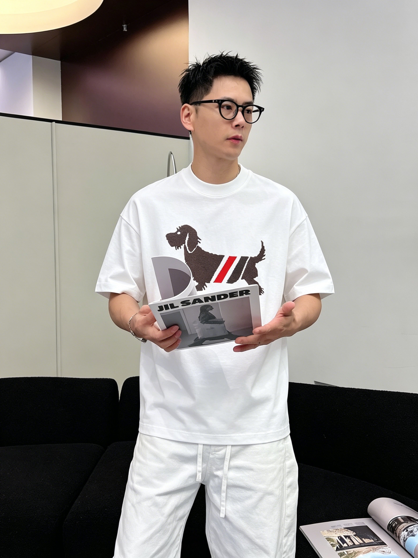 バーバリー「Burberry」バーバリー TB ロゴプリントTシャツ / ショートスリーブ クルーネック