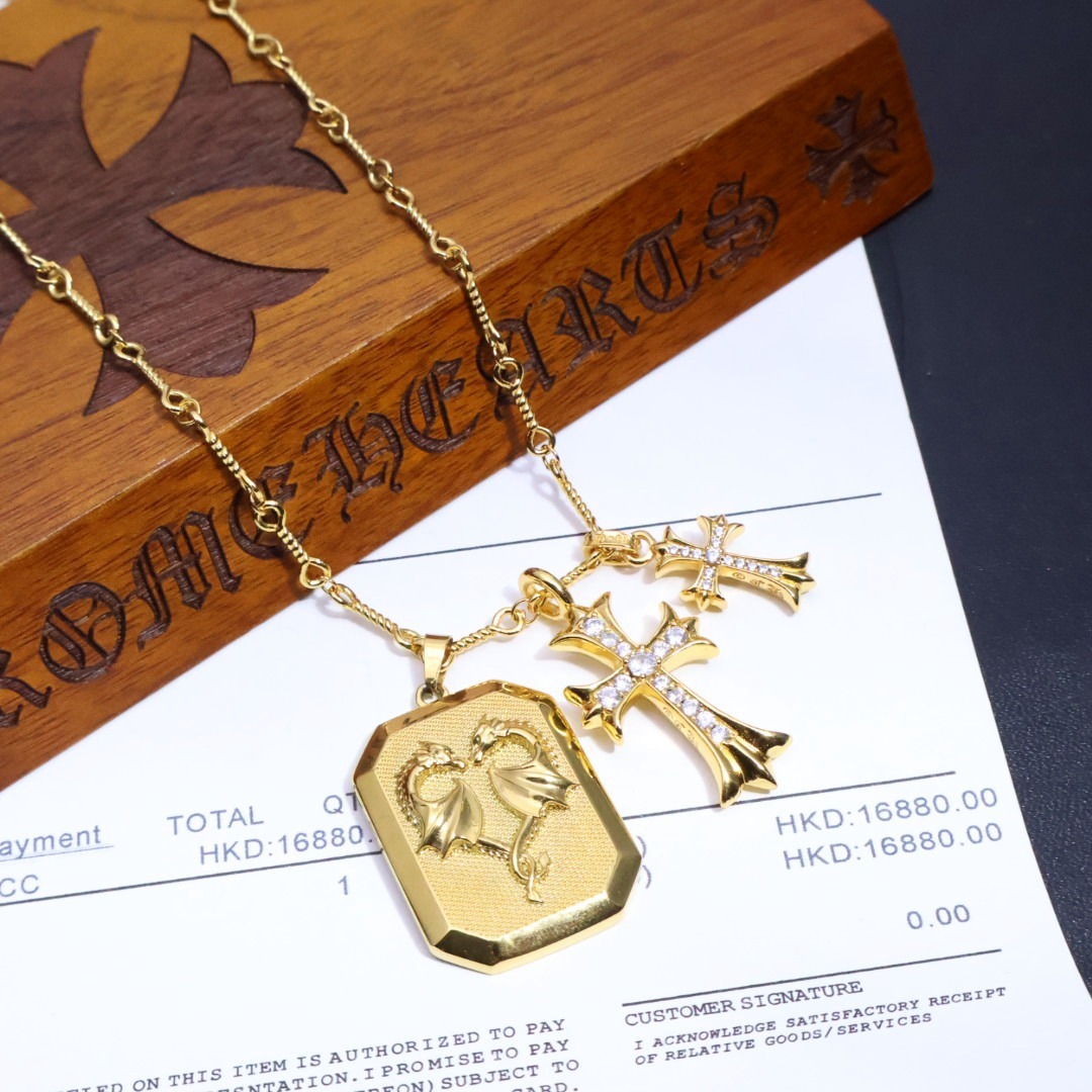 クロムハーツネックレスですP130