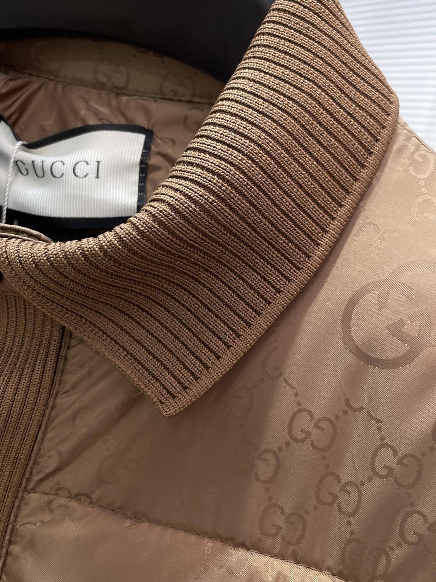 グッチ「Gucci」冬の新作 ラペル付きコットンジャケット