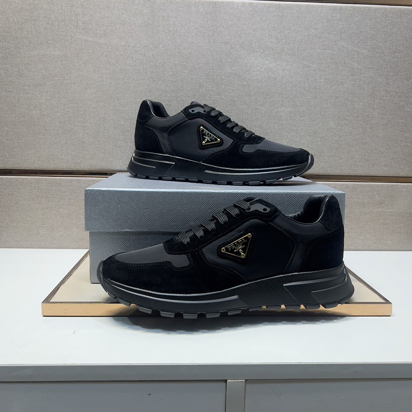 プラダ「Prada」プラダ プレミアムスニーカー (2026年春夏モデル) / レザースニーカー