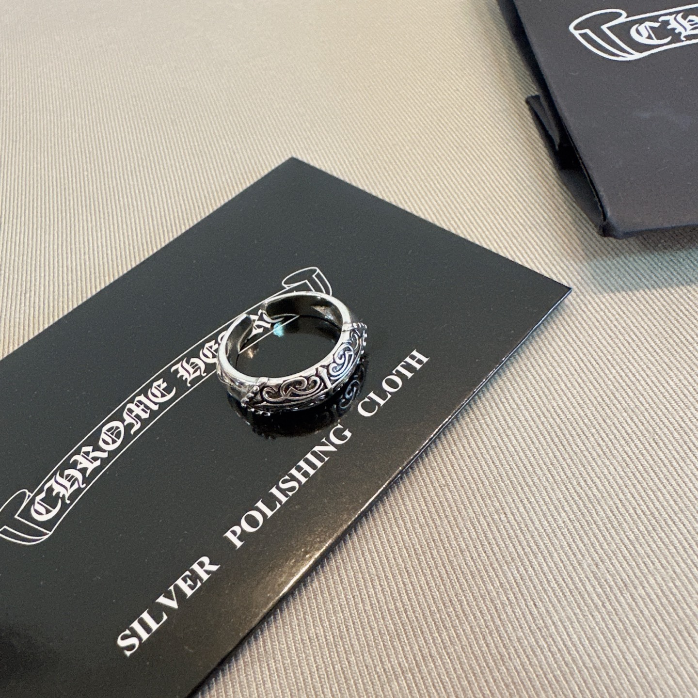 クロムハーツ「Chrome Hearts」クラシックヴィンテージ＆モダンリング - サイズ調整可能