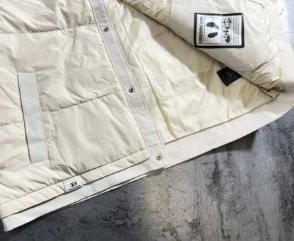 バレンシアガ「Balenciaga」‌冬季限定パッチワークカップルカジュアルダウンジャケット