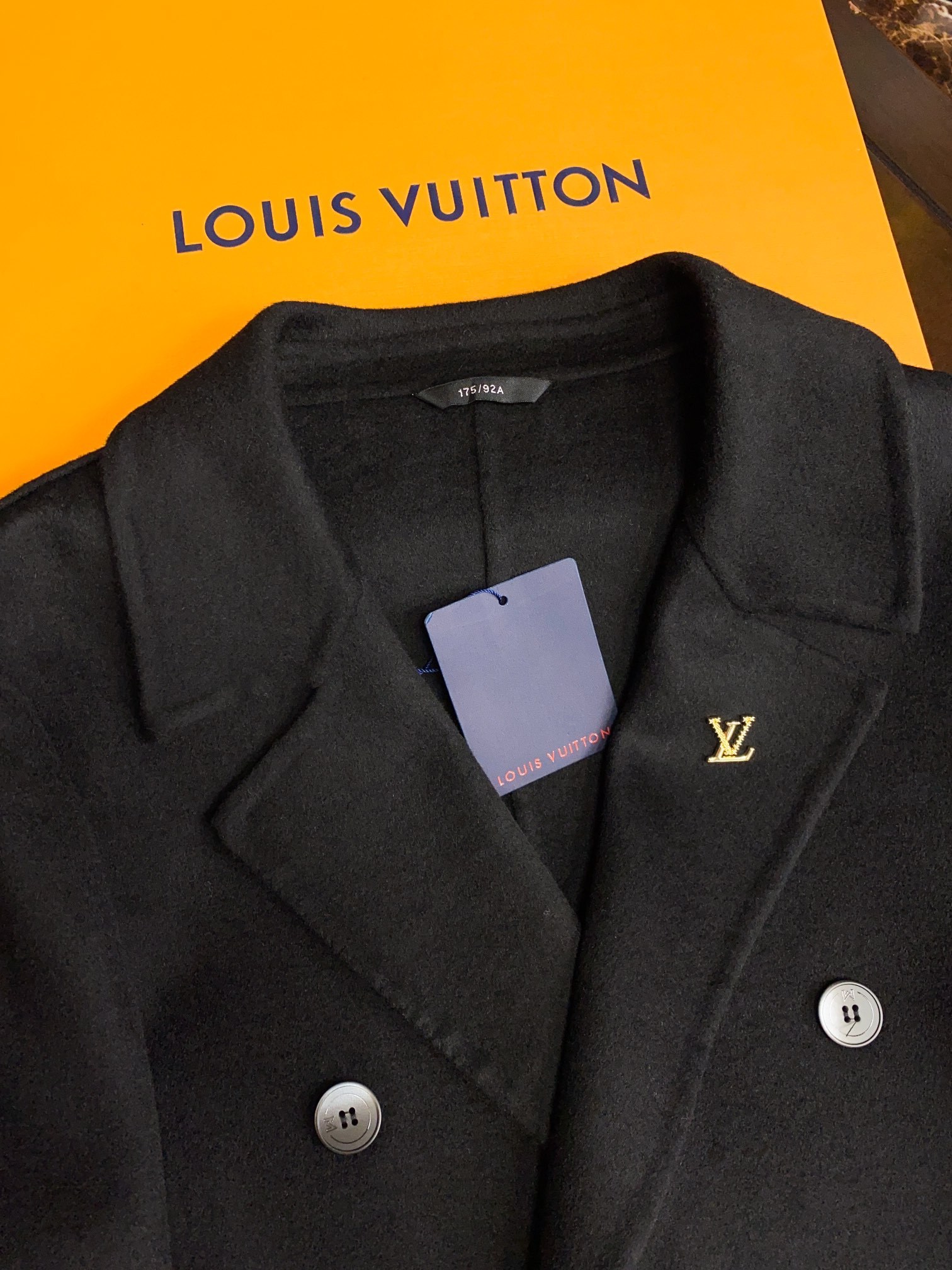 ルイ・ヴィトン「Louis Vuitton」メンズ カシミア オーバーコート
