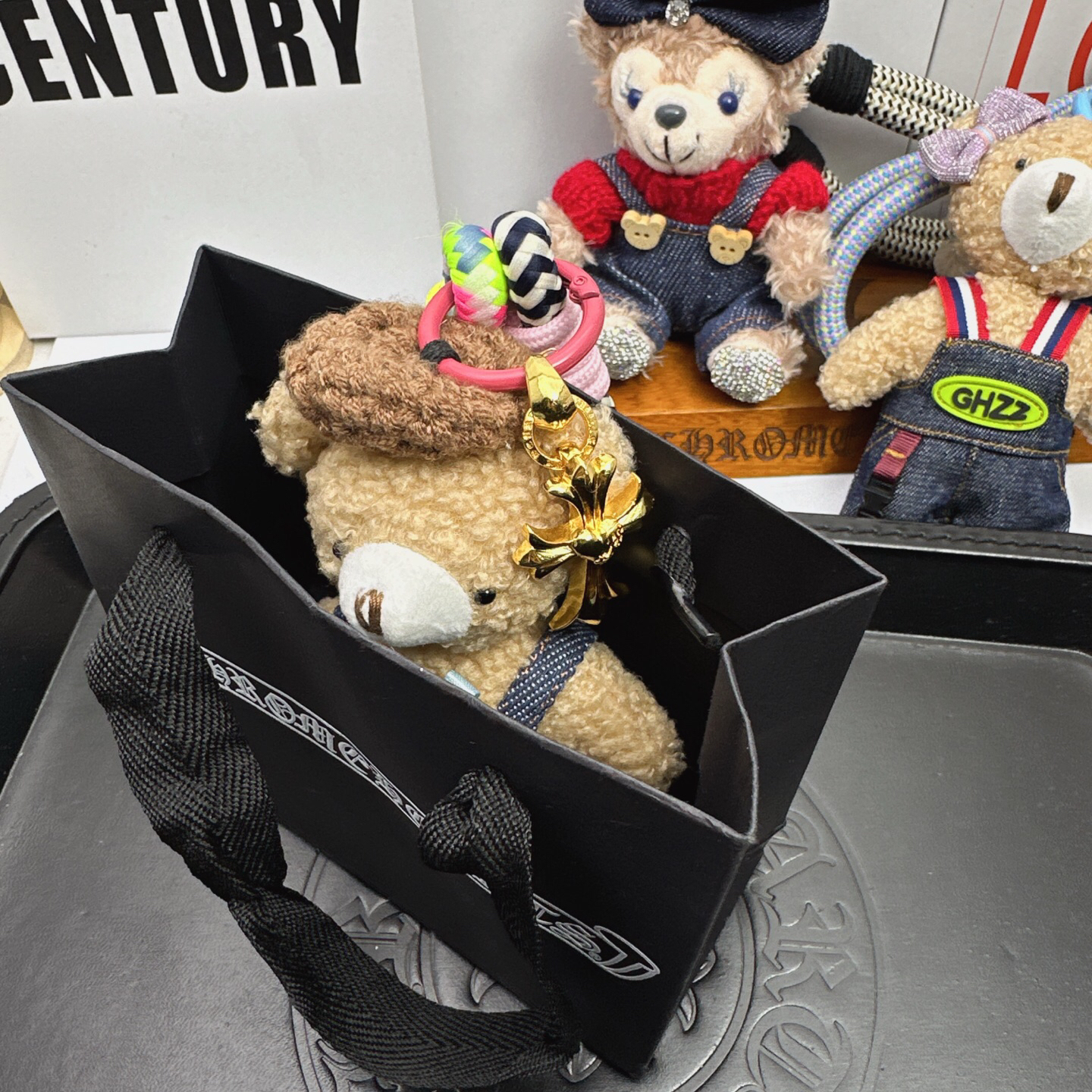 クロムハーツ「Chrome Hearts」バッグチャーム - すべてのトレンドバッグに合わせて、クールでキュートなスタイルを