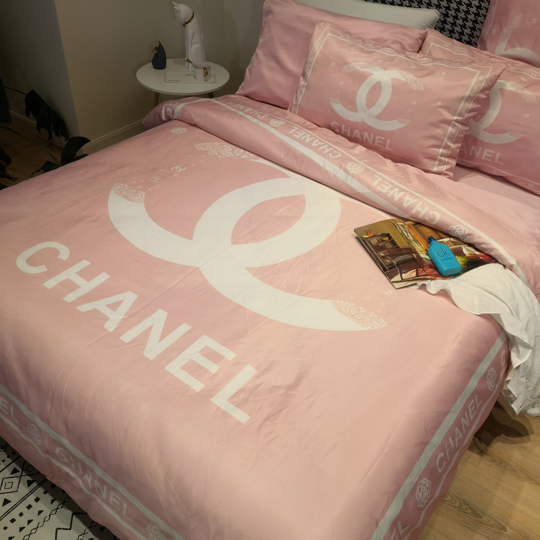 シャネル「Chanel」プレミアムコットン デジタルプリント 4点セット