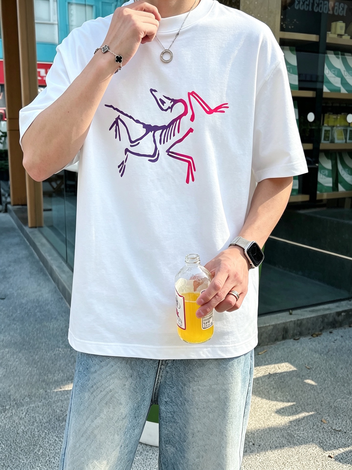 アークテリクス「ARC'TERYX」ロゴプリントTシャツ / ショートスリーブ クルーネック