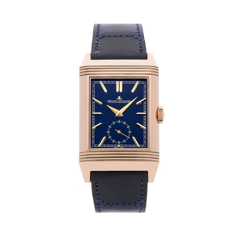ジャガー ルクルト「Jaeger-LeCoultre」Reverso Tribute Duoface 双面双時区フリップウォッチ40MM