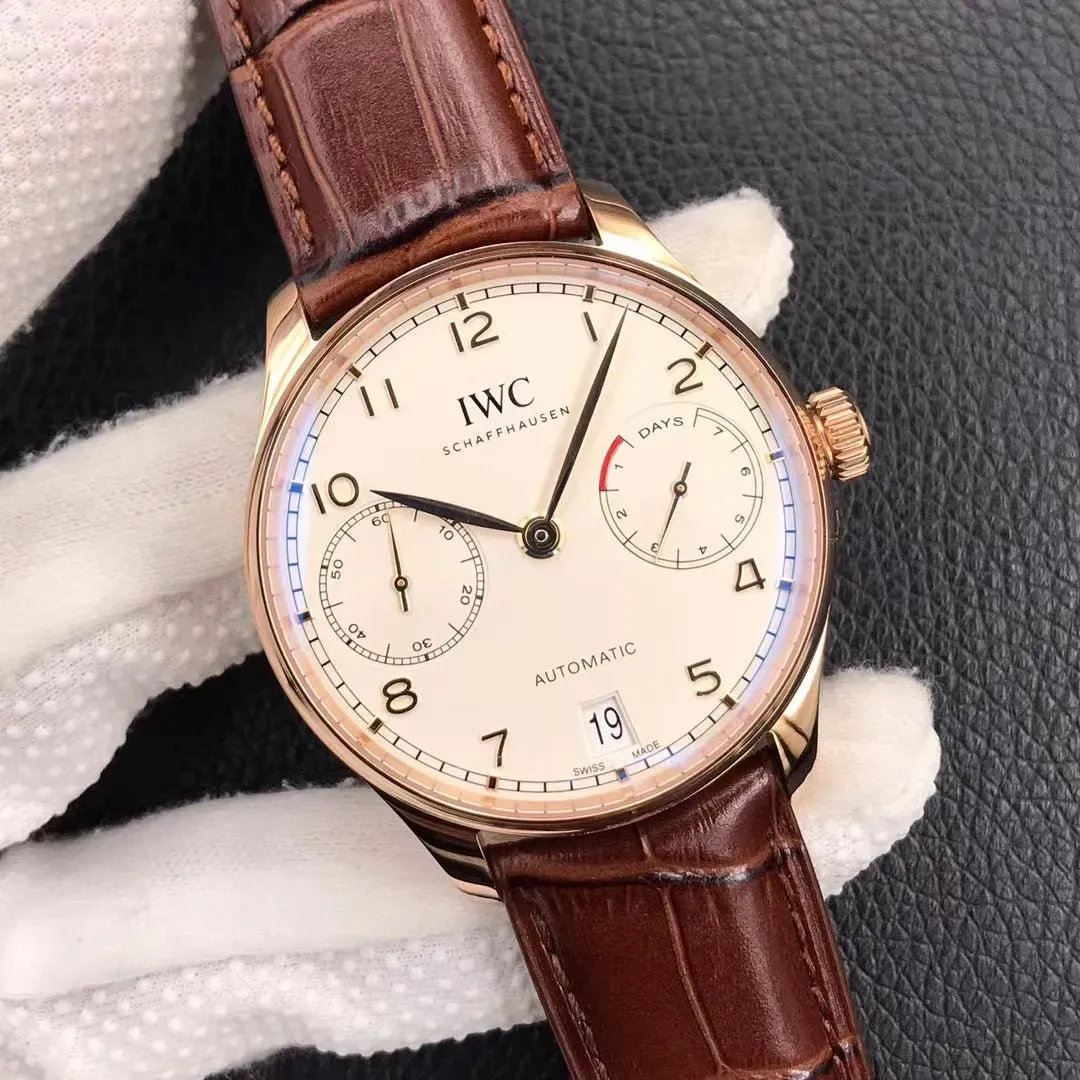 アイ・ダブリュー・シー「IWC」ポルトギーゼ 7デイズパワーリザーブ メカニカル腕時計42MM