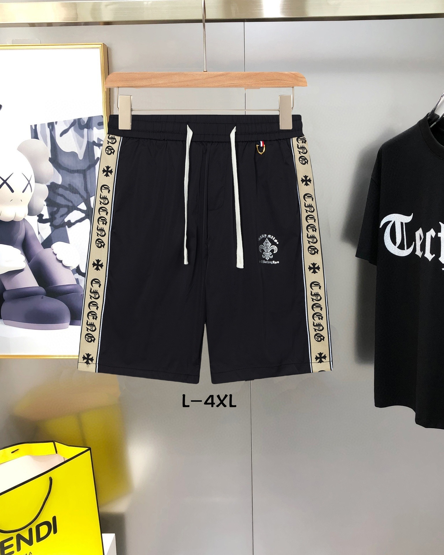 クロムハーツ「Chrome Hearts」ラグジュアリー ポリコットン ショーツ