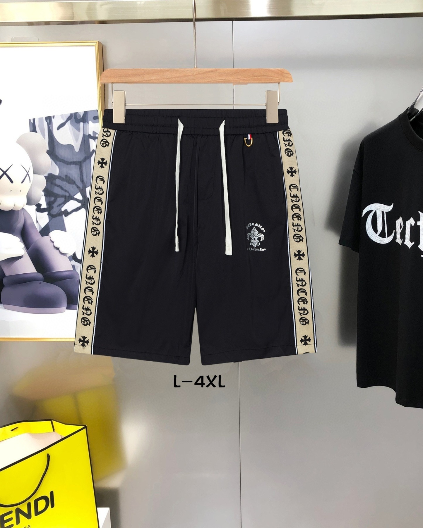 クロムハーツ「Chrome Hearts」ラグジュアリー ポリコットン ショーツ