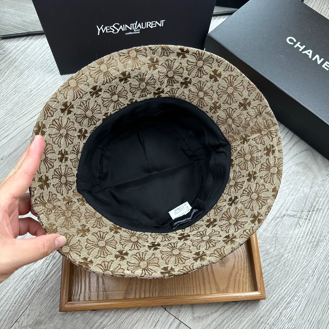 クロムハーツ「Chrome Hearts」ダブルエンブロイダリー バケットハット