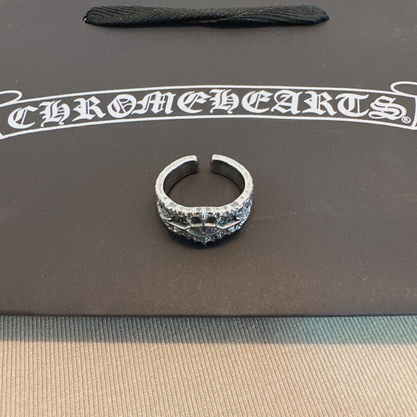 クロムハーツ「Chrome Hearts」クラシックヴィンテージ＆モダンリング - サイズ調整可能