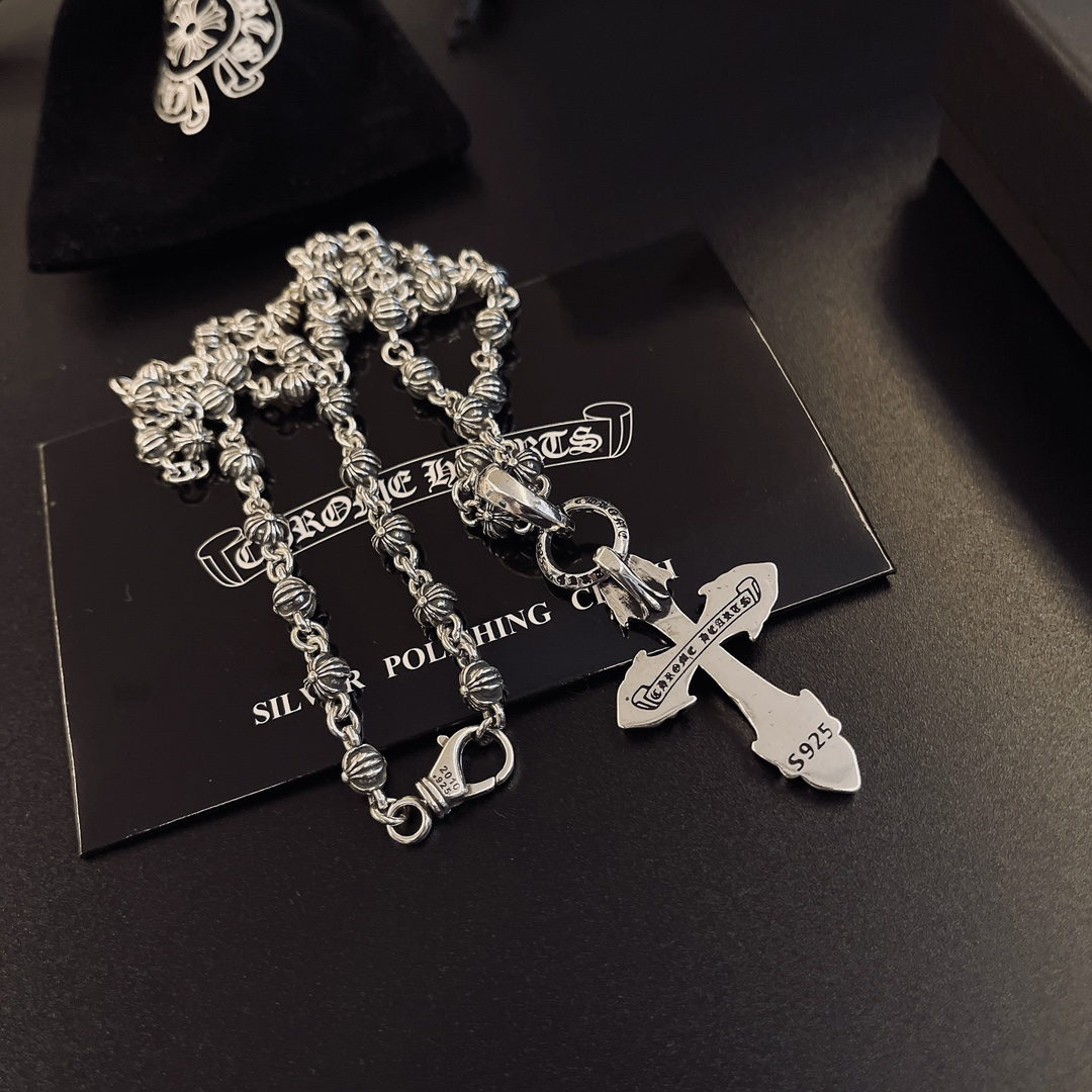 クロムハーツ「Chrome Hearts」シンプルペンダントネックレス - ユニセックス