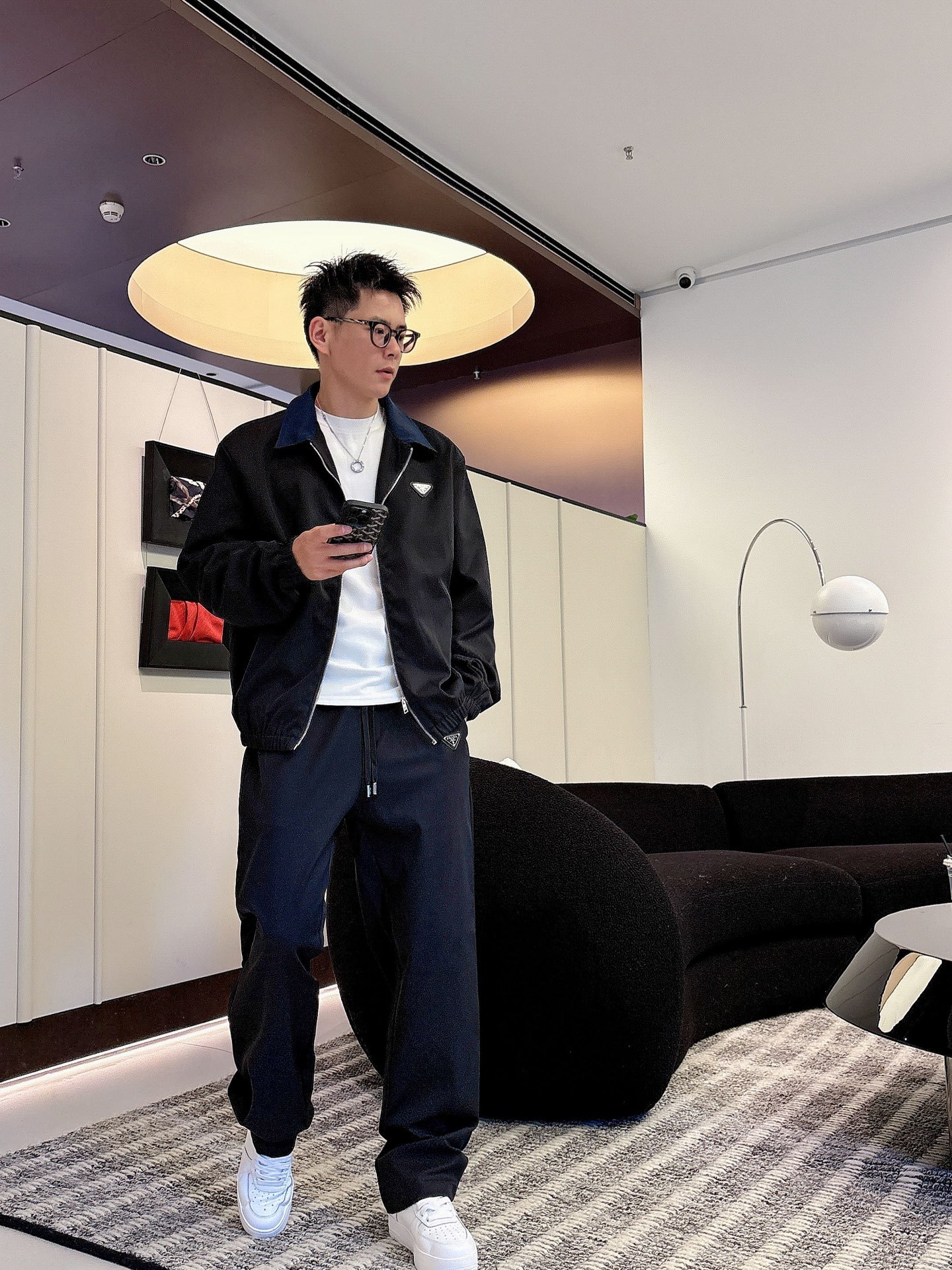 プラダ「Prada」秋冬 メンズ  カジュアルスポーツセット