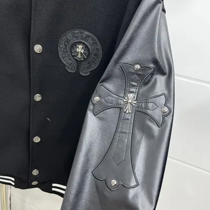 クロムハーツ「Chrome Hearts」ヴィンテージエンブロイダリー ベースボール ジャケット