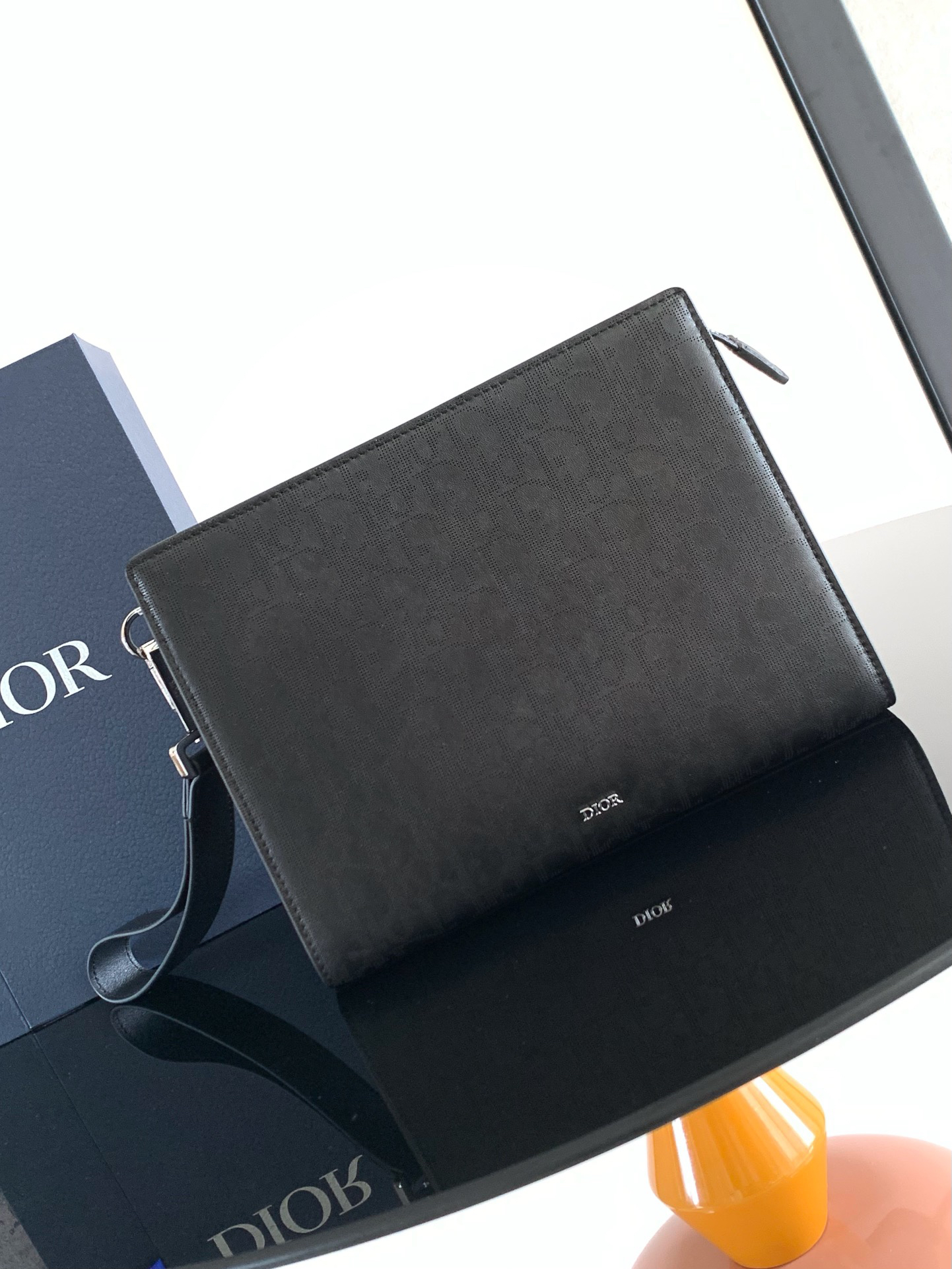 ディオール「Dior」オブリック モチーフ ポーチ