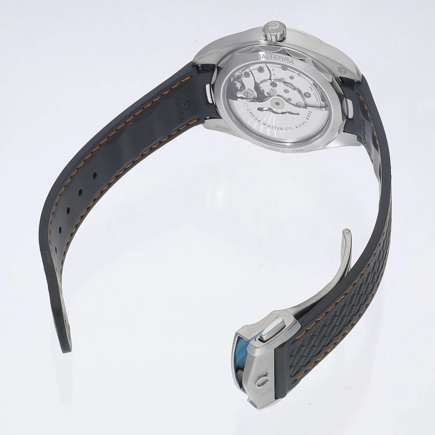 オメガ「Omega」Seamaste﻿r Aqua Terra 150﻿M マスター クロノメーター 41mm スチール＆ラバーストラップ メンズ腕時計