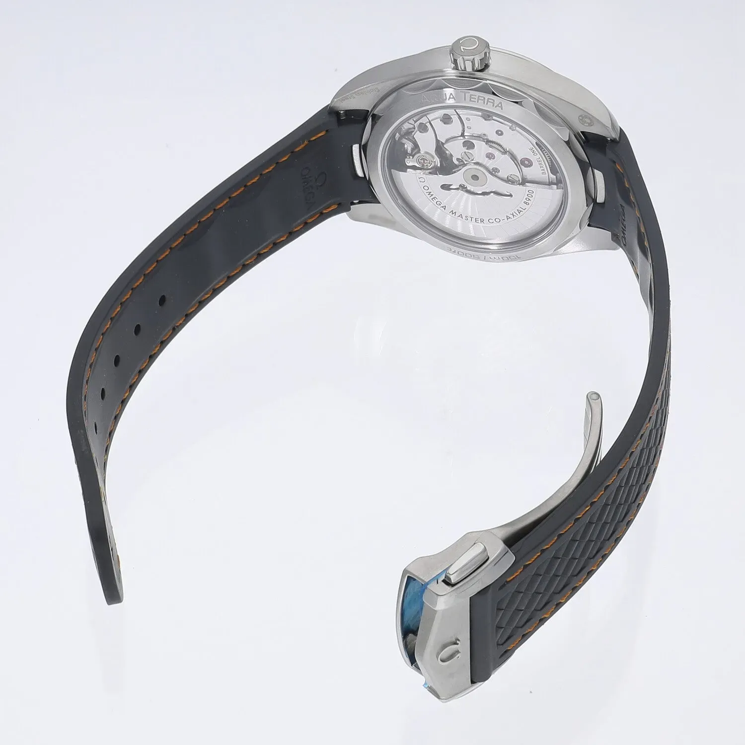 オメガ「Omega」Seamaste﻿r Aqua Terra 150﻿M マスター クロノメーター 41mm スチール＆ラバーストラップ メンズ腕時計