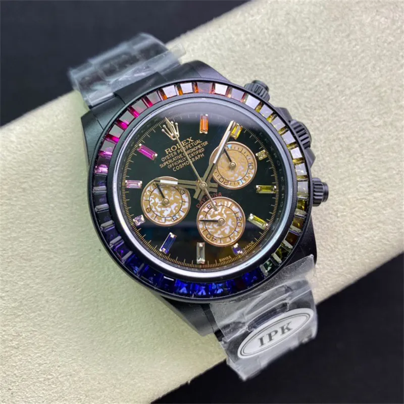 ロレックス「Rolex」コスモグラフ デイトナ レインボー メカニカル ウォッチ 40MM