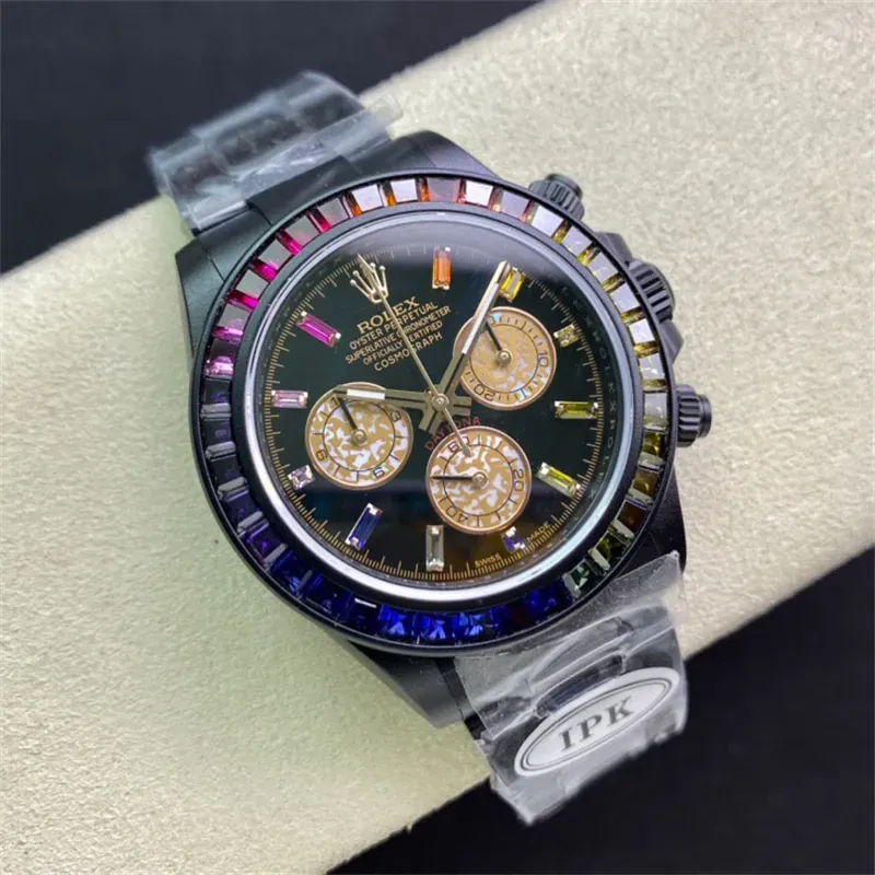 ロレックス「Rolex」コスモグラフ デイトナ レインボー メカニカル ウォッチ 40MM