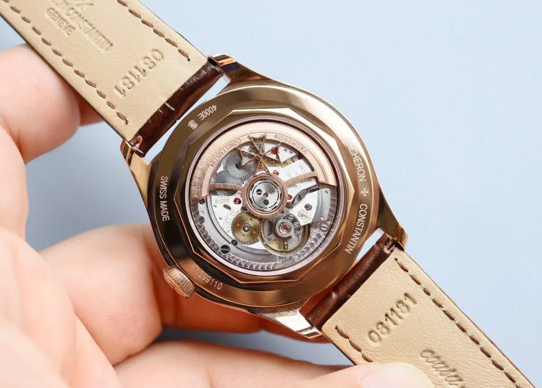 ヴァシュロン コンスタンタン「Vacheron Constantin」オーバーシーズ 40mm 自動巻き 腕時計