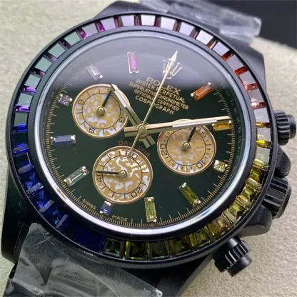 ロレックス「Rolex」コスモグラフ デイトナ レインボー メカニカル ウォッチ 40MM