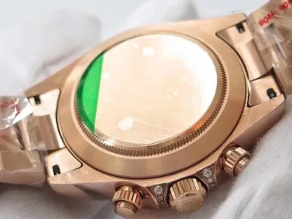 ロレックス「Rolex」宇宙計型デイトナ レインボーダイヤル クロノグラフ腕時計40MM