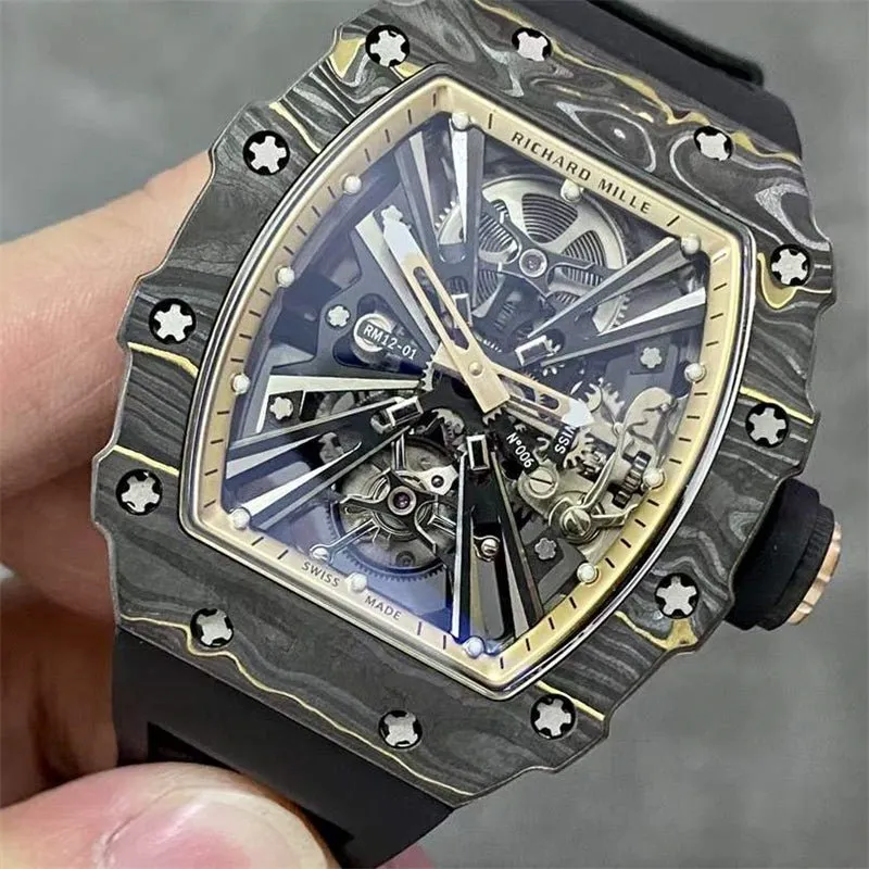 リシャール ミル「Richard Mille」トゥールビヨン RM 12-01 カーボンファイバー48MM