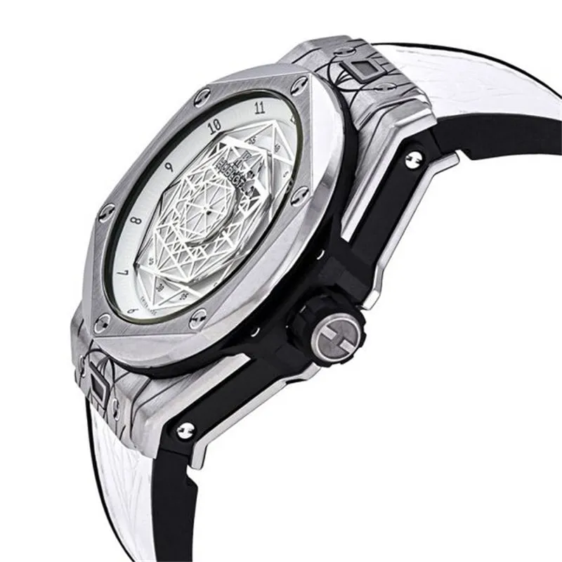 ウブロ「Hublot」ビッグバン ウニコ サンブルー チタニウム ホワイト45MM