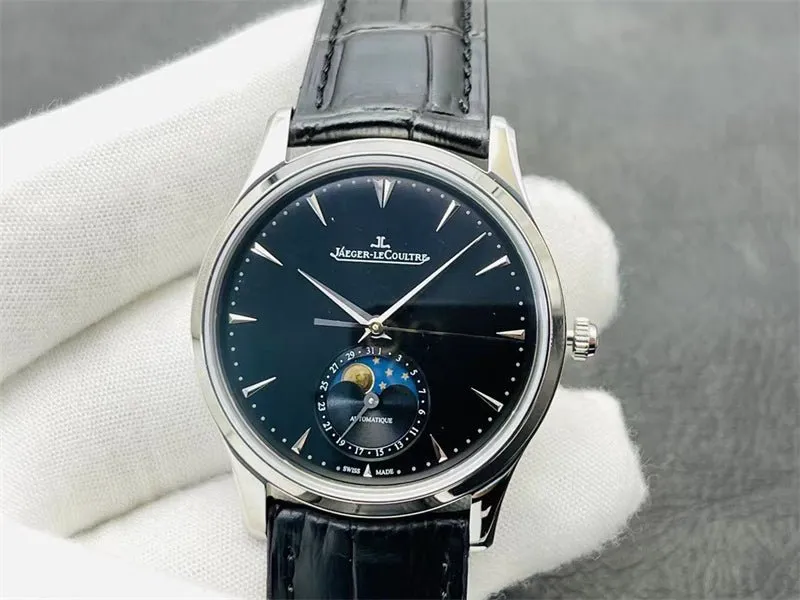 ジャガー ルクルト「Jaeger-LeCoultre」 マスター ウルトラシン ムーン 39ミリメートル 自動巻き腕時計