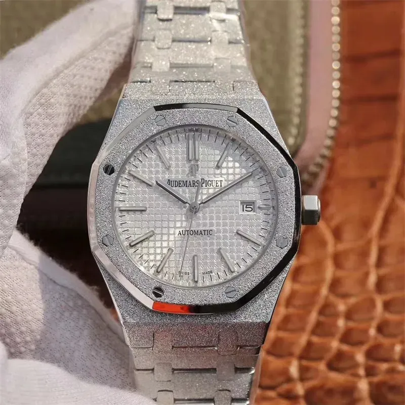 オーデマ ピゲ「Audemars Piguet」 ロイヤルオーク フロストゴールド レディースウォッチ