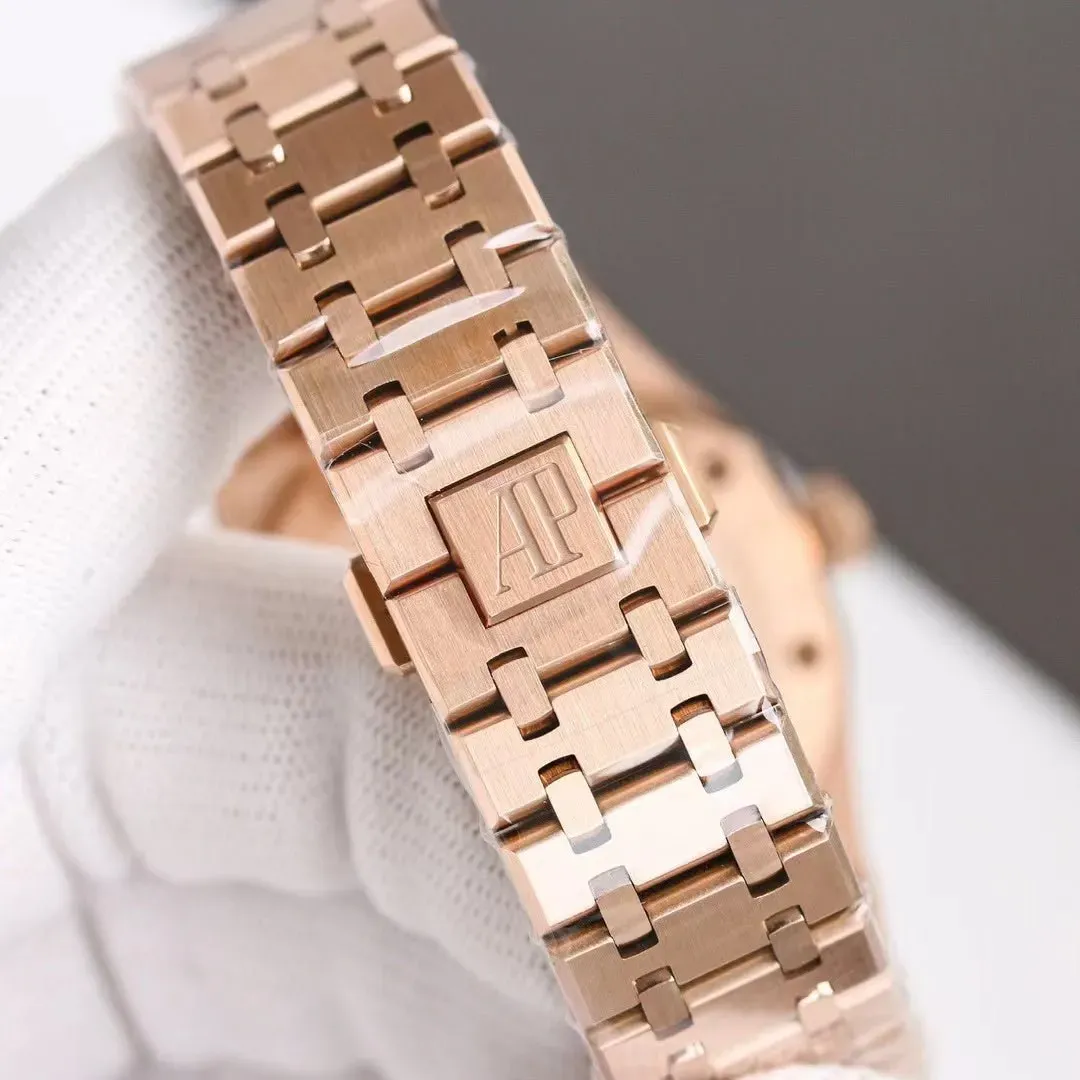 オーデマ ピゲ「Audemars Piguet」ロイヤルオーク フロストゴールド エディション 41mm ダイアメーター 腕時計