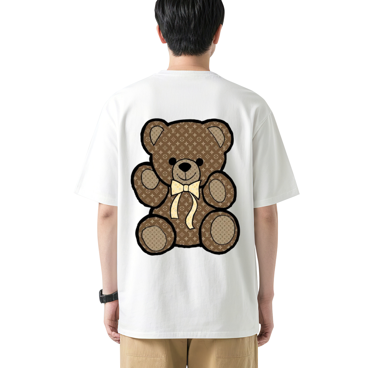 LV Monogram Teddy Bearルイ・ヴィトン ロゴTシャツ / ショートスリーブ クルーネック