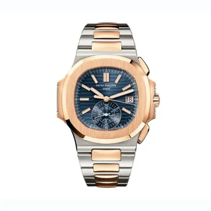 パテック フィリップ「Patek Philippe」ナチュラル 5980 クロノグラフ メンズウォッチ46MM