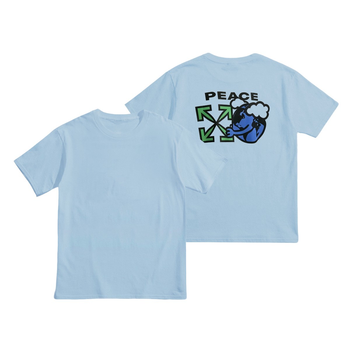 Off-Whiteオフ-ホワイト™ ヘビーウェイトコットンTシャツ / 半袖 クルーネック