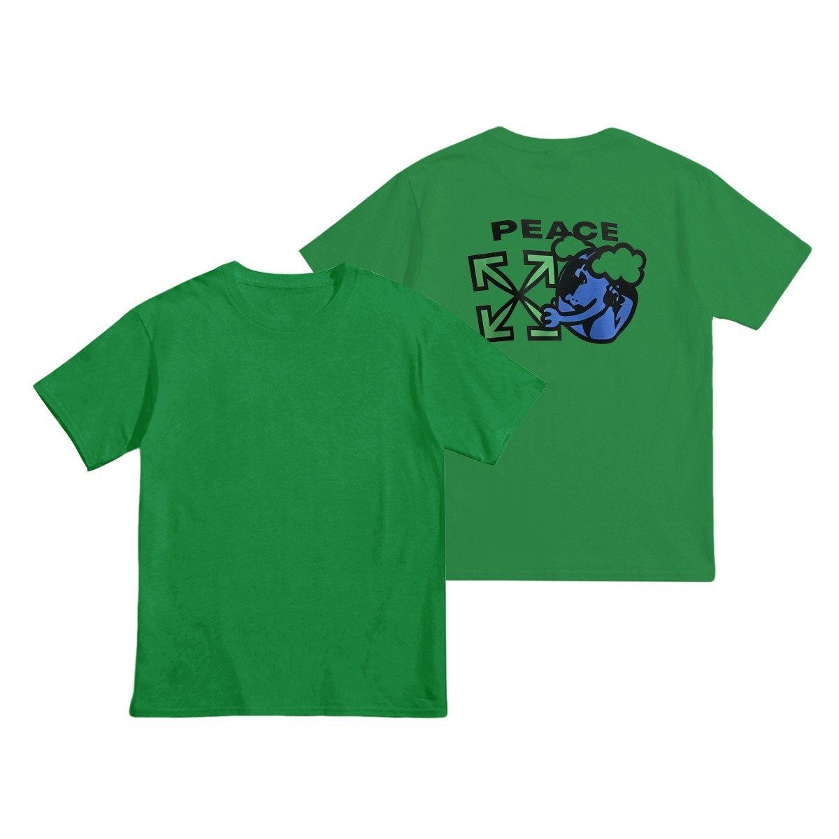 Off-Whiteオフ-ホワイト™ ヘビーウェイトコットンTシャツ / 半袖 クルーネック
