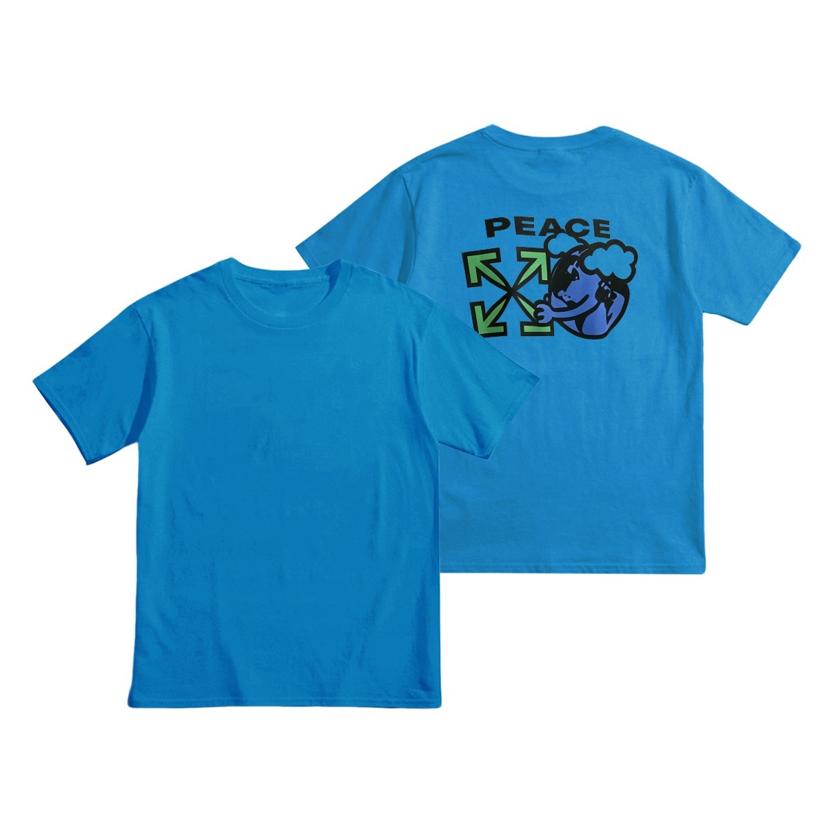 Off-Whiteオフ-ホワイト™ ヘビーウェイトコットンTシャツ / 半袖 クルーネック