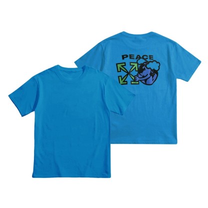 Off-Whiteオフ-ホワイト™ ヘビーウェイトコットンTシャツ / 半袖 クルーネック