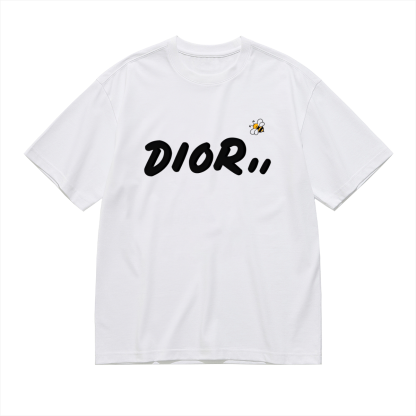 人気急上昇Dior & Beeディオール ロゴTシャツ / ショートスリーブ クルーネック