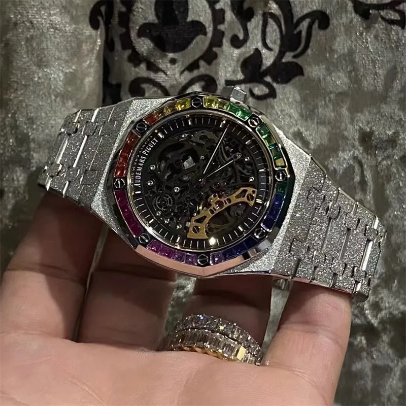 オーデマ ピゲ「Audemars Piguet」ロイヤル オーク シリーズ ダブル バランス ホイール オープンワーク フロスト ゴールド ウォッチ41MM