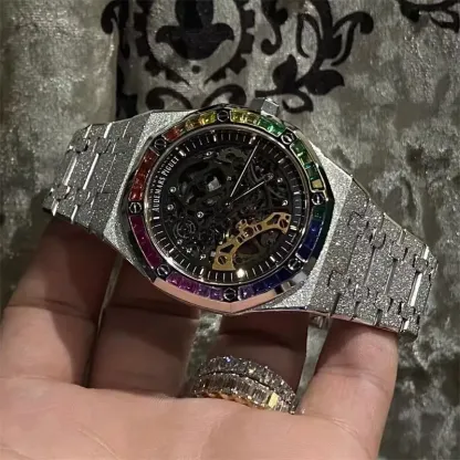 オーデマ ピゲ「Audemars Piguet」ロイヤル オーク シリーズ ダブル バランス ホイール オープンワーク フロスト ゴールド ウォッチ41MM