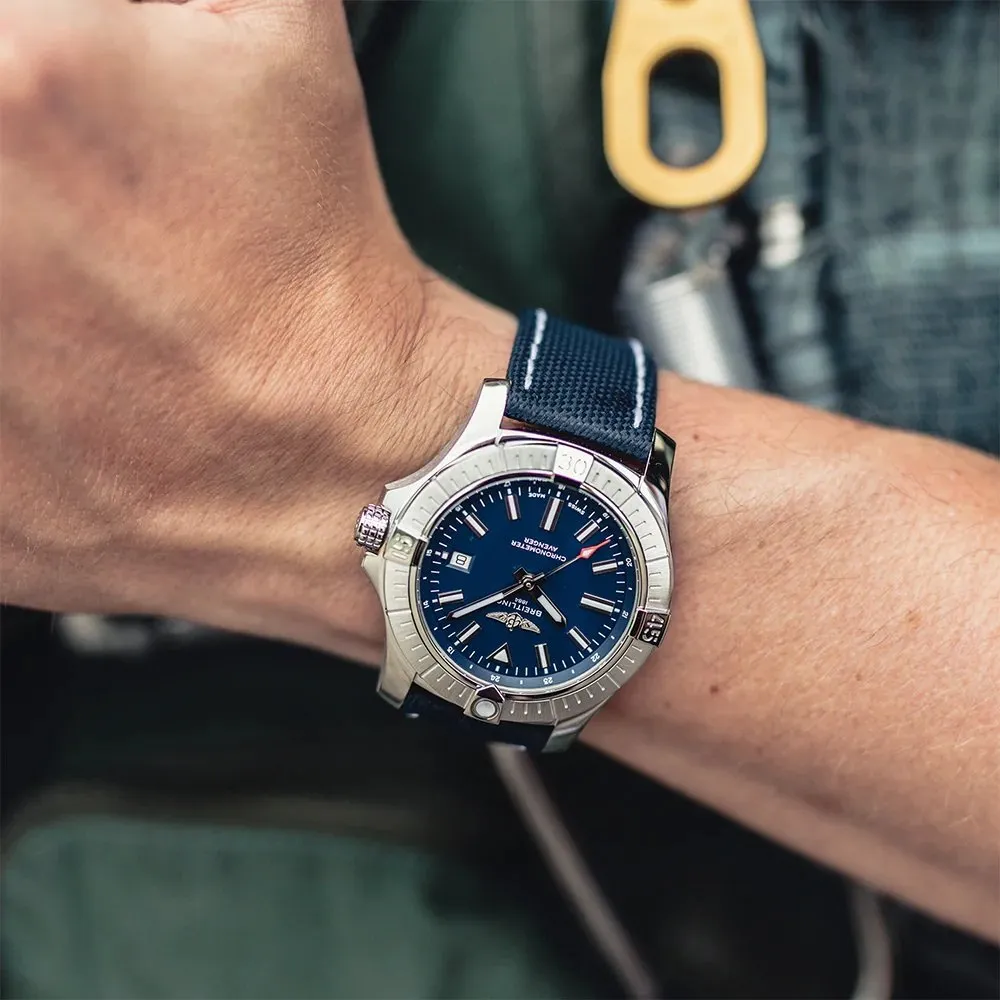 ブライトリング「Breitling」アベンジャー デュアルタイム オートマティック メンズウォッチ 43MM