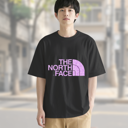 Glittery North Faceザ・ノース・フェイス ヘビーウェイト コットンTシャツ / ショートスリーブ クルーネック