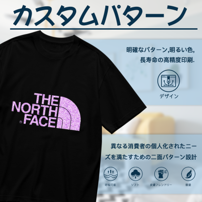 Glittery North Faceザ・ノース・フェイス ヘビーウェイト コットンTシャツ / ショートスリーブ クルーネック