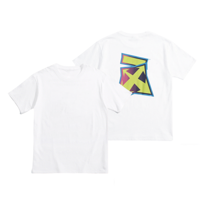 Off-Whiteオフ-ホワイト™ ヘビーウェイトコットンTシャツ / 半袖 クルーネック