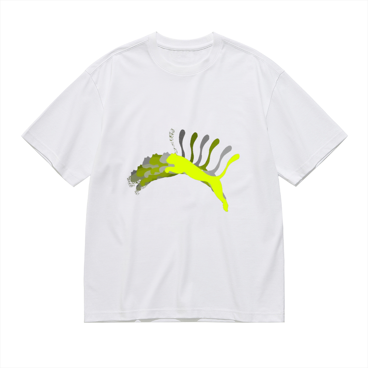 Splashed Puma Logoプーマ ロゴTシャツ / ショートスリーブ クルーネック